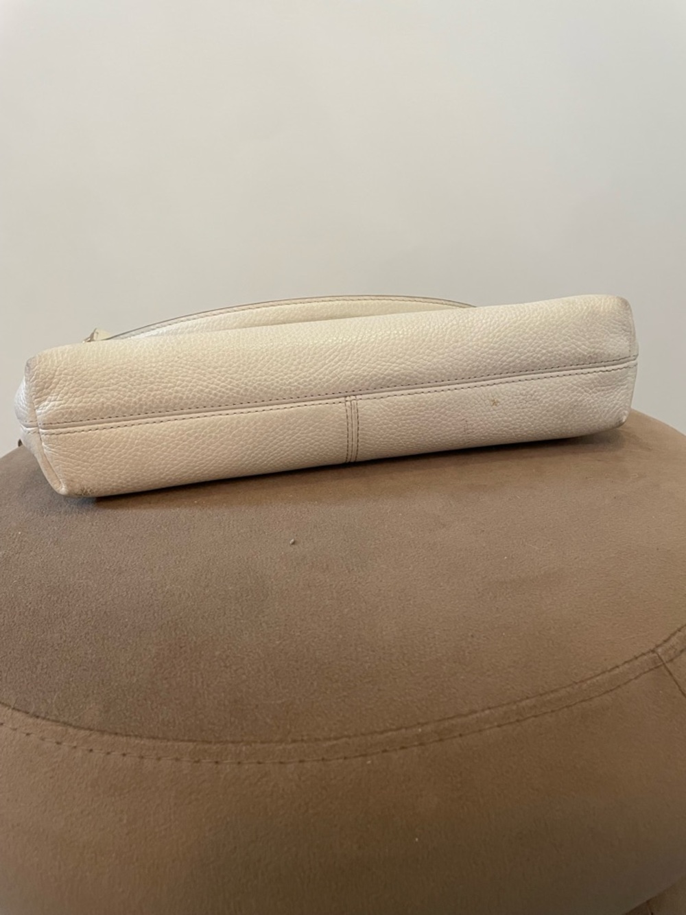 Coach Charley Leather Shoulder Bag with Embossed Carriage - Picture 6 of 12